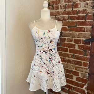 Nasty Gal Customized White Mini Dress